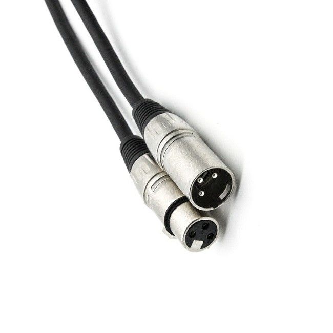 3 Pin XLR Mikrofon Kabloları Erkeğe Kadın Mikrofon Kablosu Siyah XLR Kablo