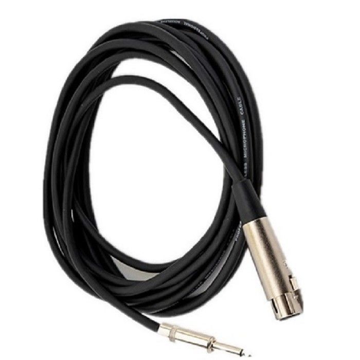 Xlr'den Xlr'e Mikrofon Kabloları 1/4 Inç 10 Ayak XLR Kabloları Erkeğe Kadın Mikrofon Kabloları