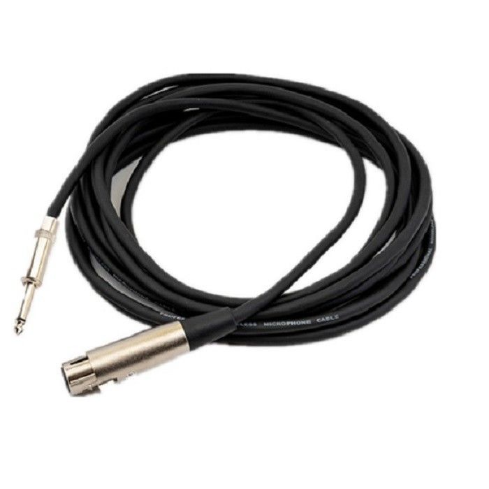 Xlr'den Xlr'e Mikrofon Kabloları 1/4 Inç 10 Ayak XLR Kabloları Erkeğe Kadın Mikrofon Kabloları