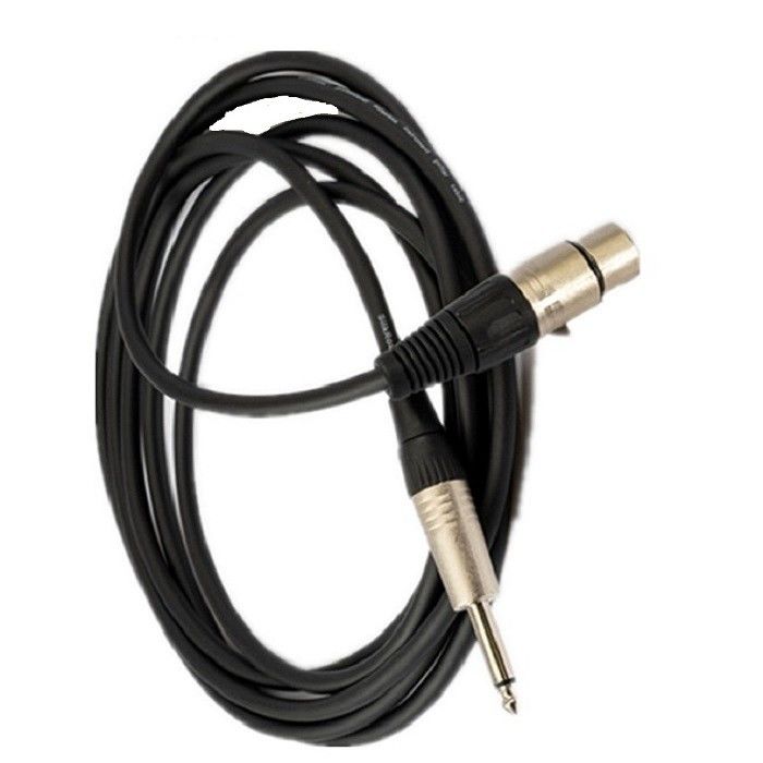 1/4 inç Mikrofon Kablosu 10 Ft XLR Kablosu XLR Erkeğe XLR Kadın Mikrofon Kabloları