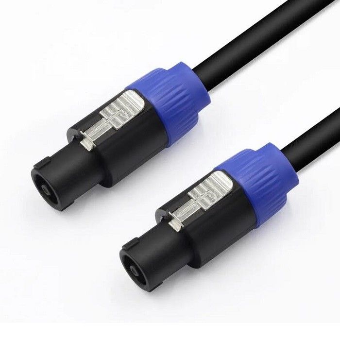 12 AWG Speakon To Speakon Kablo Patch Kabloları 12Gauge Kablo Kablosu OD10mm