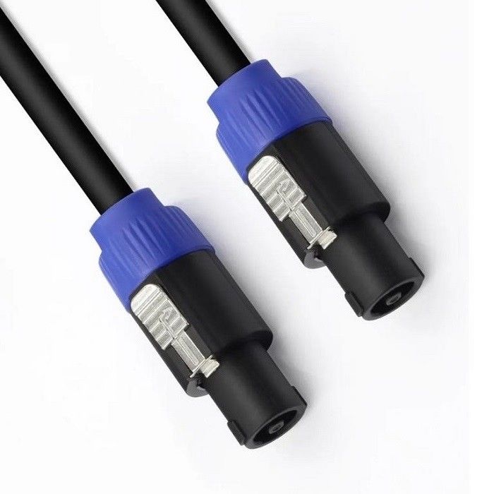 12 Gauge Speakon Hoparlör Kablo 12 AWG Hoparlör PA Patch Kablolar Speakon To Speakon 2.5SQ