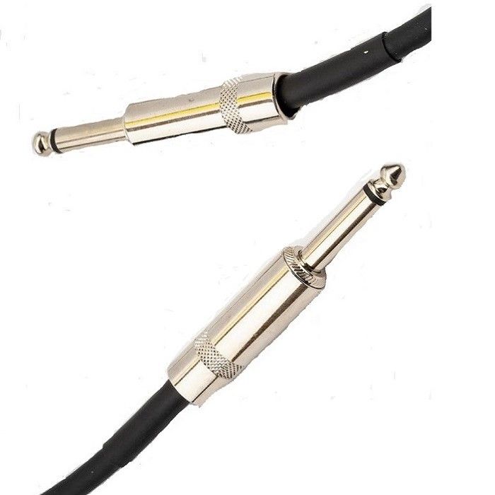 16 ölçüm 1/4 inç 1/4 inç Jack to Jack hoparlör kablosu 6.35mm ses kabloları 1.0SQ