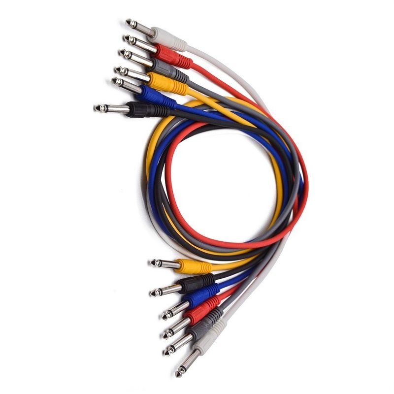 Kırmızı Sarı Gitar Pedal Jumper Kabloları 1/4 