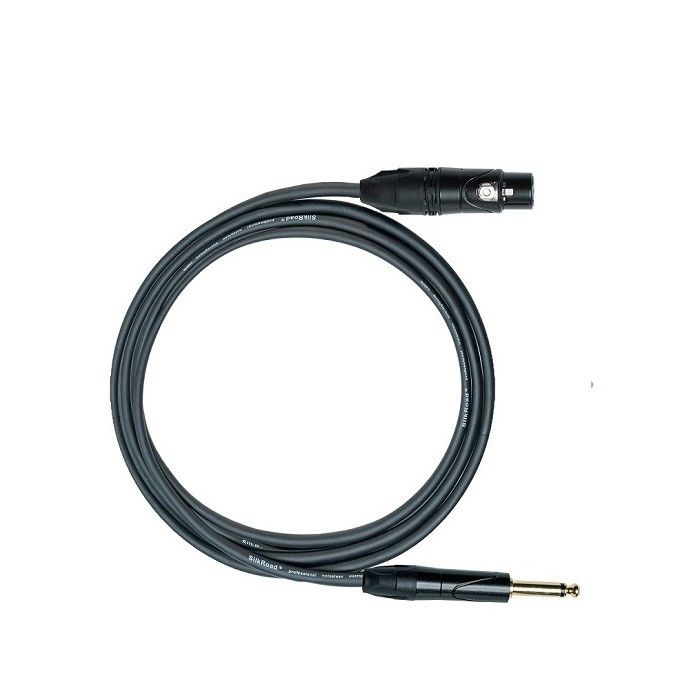 6.35mm XLR Mikrofon Kabloları Altın Kaplama XLR Kabloları XLR To 1/4