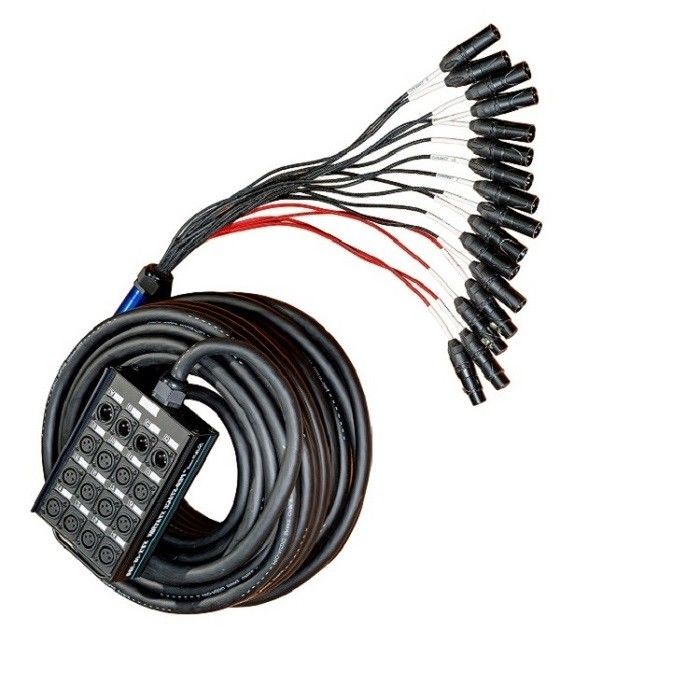 Çok Kanallı Ses Xlr Snake 100ft 16 Kanal Kablo Kayıt için XLR Splitter Kablo