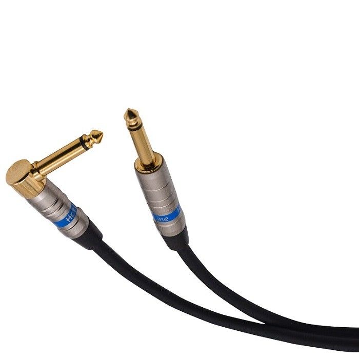 Düz açılı gitar ses kablosu bas elektrikli gitar kablosu için amp kablo 1/4 inç