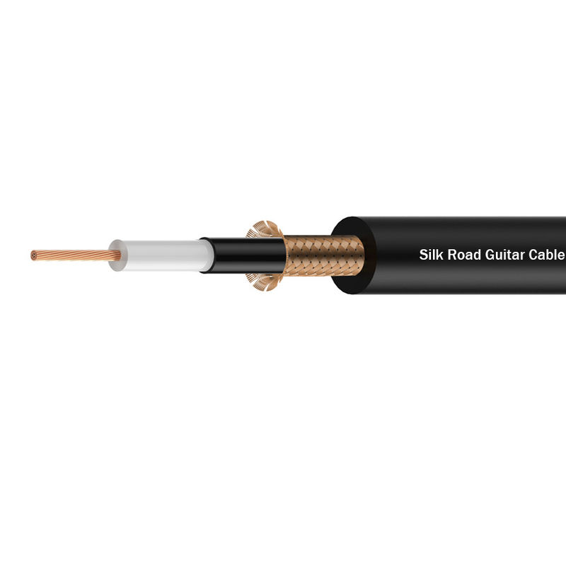Düz açılı gitar ses kablosu bas elektrikli gitar kablosu için amp kablo 1/4 inç