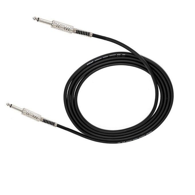 5.5mm Gitar Ses Kablosu Kaynak Kablo Amp Kablo Bas Gitar için 1/4 Inch Düz