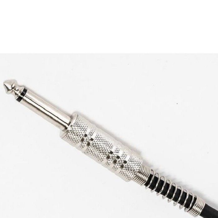 Siyah Gitar Ses Kablosu Amp Kablosu Bass için Siyah Gitar Kablosu 1/4 Inç 6.35 Düz
