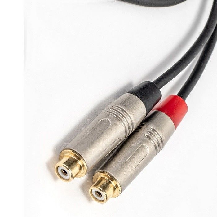 Ses Y Bölücü Kablo 3.5mm Stereo Dual RCA için Hoparlör Karıştırıcı