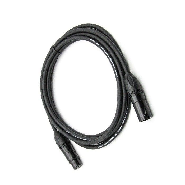 OFC Mikrofon Patch Kablosu 3 Pin XLR Kadın Siyah Mikrofon Kablosu 20ft