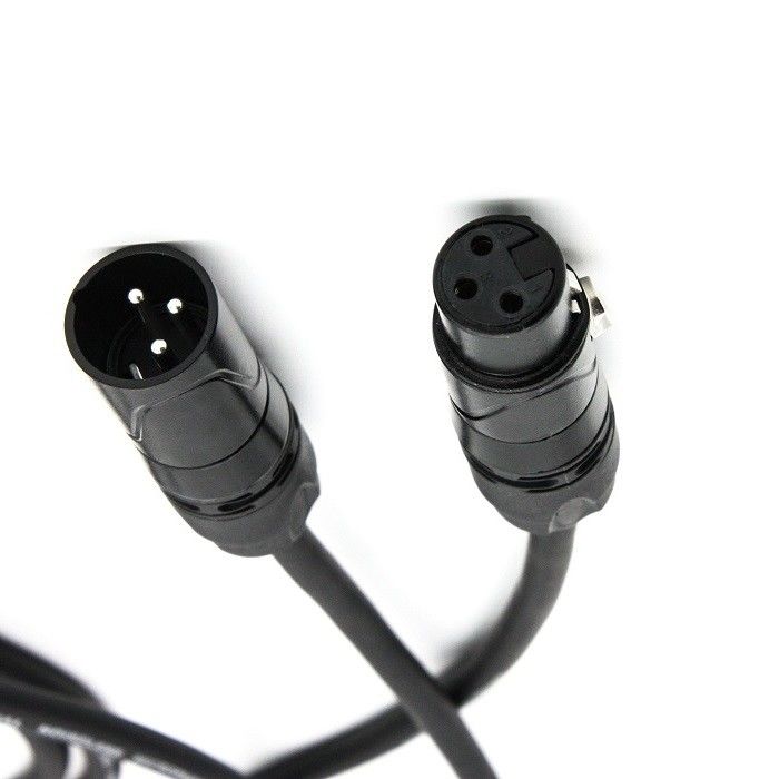 OFC Mikrofon Patch Kablosu 3 Pin XLR Kadın Siyah Mikrofon Kablosu 20ft