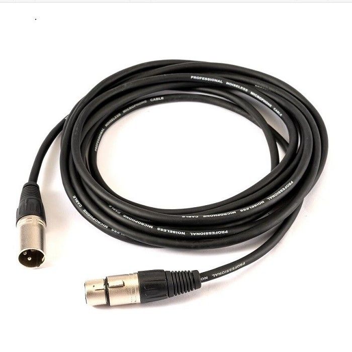 10ft XLR Erkeğe Kadına Mikrofon Kablosu Mikrofon Kablosu Karıştırıcı için
