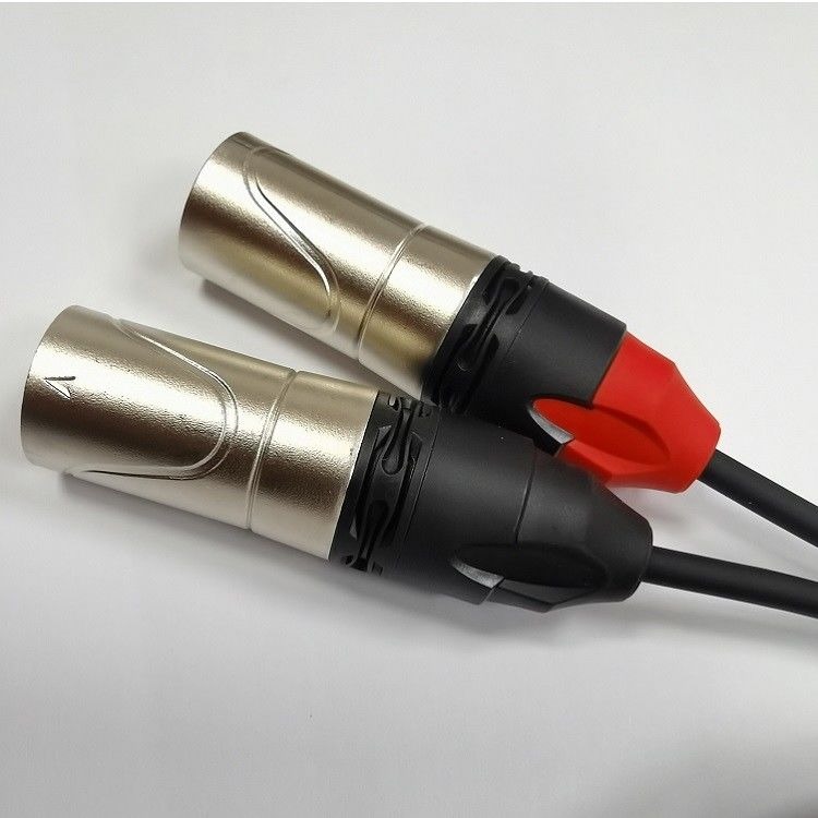 DAC C'den Çift XLR Erkek Ses Kablosuna Y Bölücü Güçlü DAC Çipine İnşaa Edilmiştir